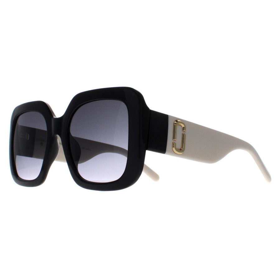 Marc Jacobs Sunglasses MARC 647/S 80S 9O Black and White Grey Gradient