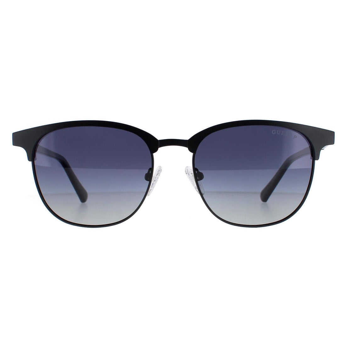 Guess Sunglasses GU00052 02D Matte Black Smoke Polarized