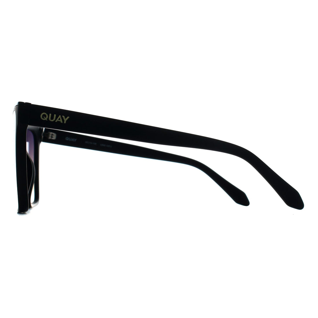 Quay Sunglasses Level Up 77707 Matte Black Dusk Poppy Gradient