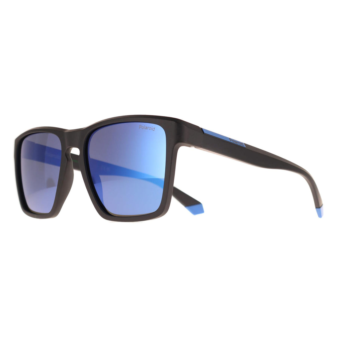 Polaroid Sunglasses PLD 2167/S 0VK 5X Matte Black Blue Blue Mirror Polarized