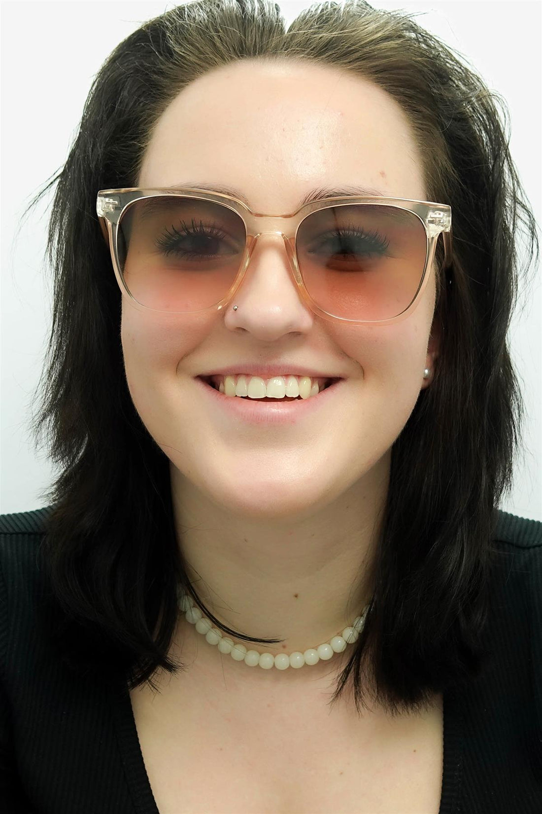 Calvin Klein Sunglasses CK20519S 270 Crystal Beige Brown Brown Gradient
