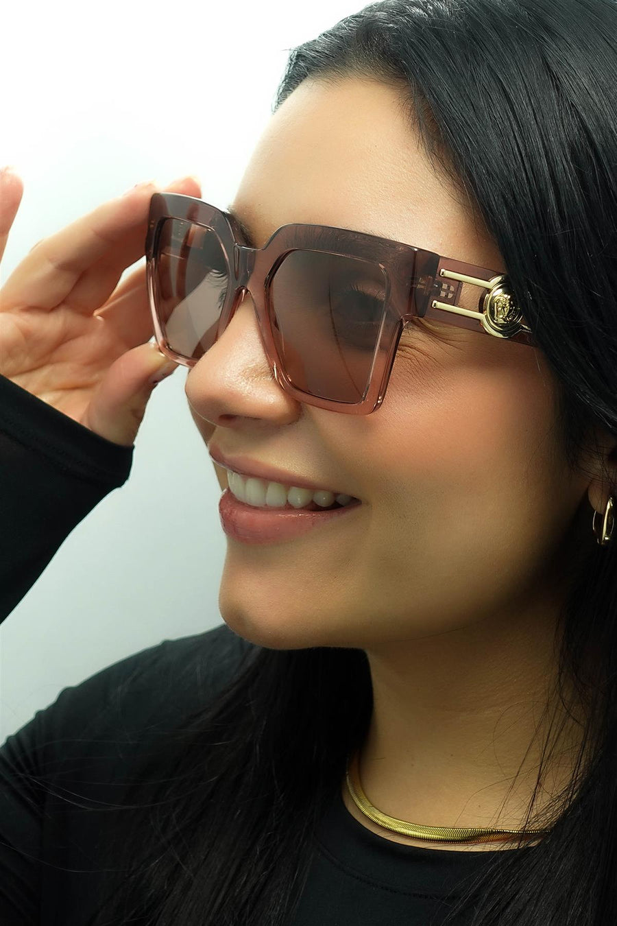 Versace Sunglasses VE4458 543573 Brown Transparent Light Brown