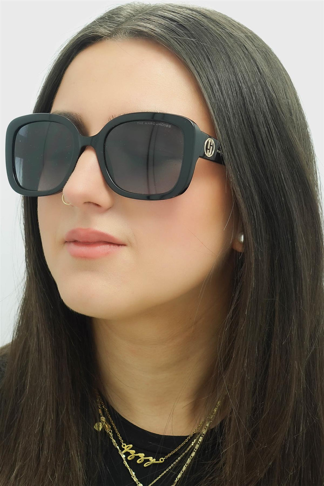 Marc Jacobs Sunglasses MARC 625/S 807 9O Black Dark Grey Gradient