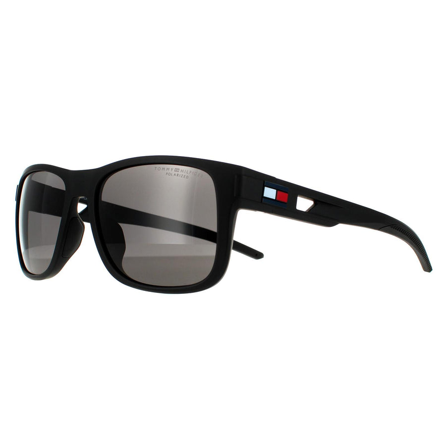 Tommy Hilfiger Sunglasses TH 1913/S 003 M9 Matte Black Grey Polarized