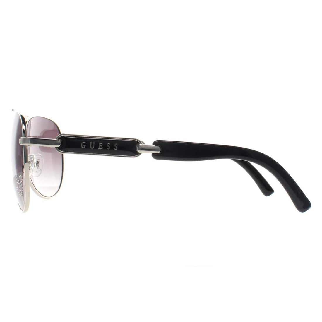 Guess Sunglasses GU7295 Q87 Silver Smoke Gradient