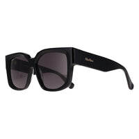 Max Mara Sunglasses MM0145 Glimpse 7 01A Black Smoke Grey