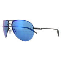 Costa Del Mar Sunglasses Helo HLO-11-OBMP Matte Black Blue Mirror Polarized Polycarbonate