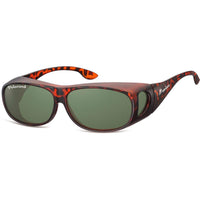 Montana Fit Over Glasses Sunglasses FO2 B Tortoise G-15 Green Polarized