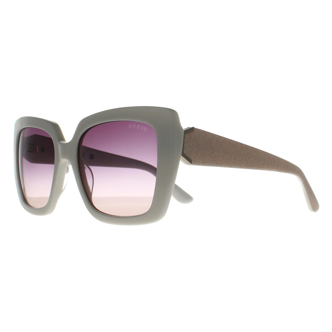 Guess Sunglasses GU7889 21Z White Purple Gradient Mirror