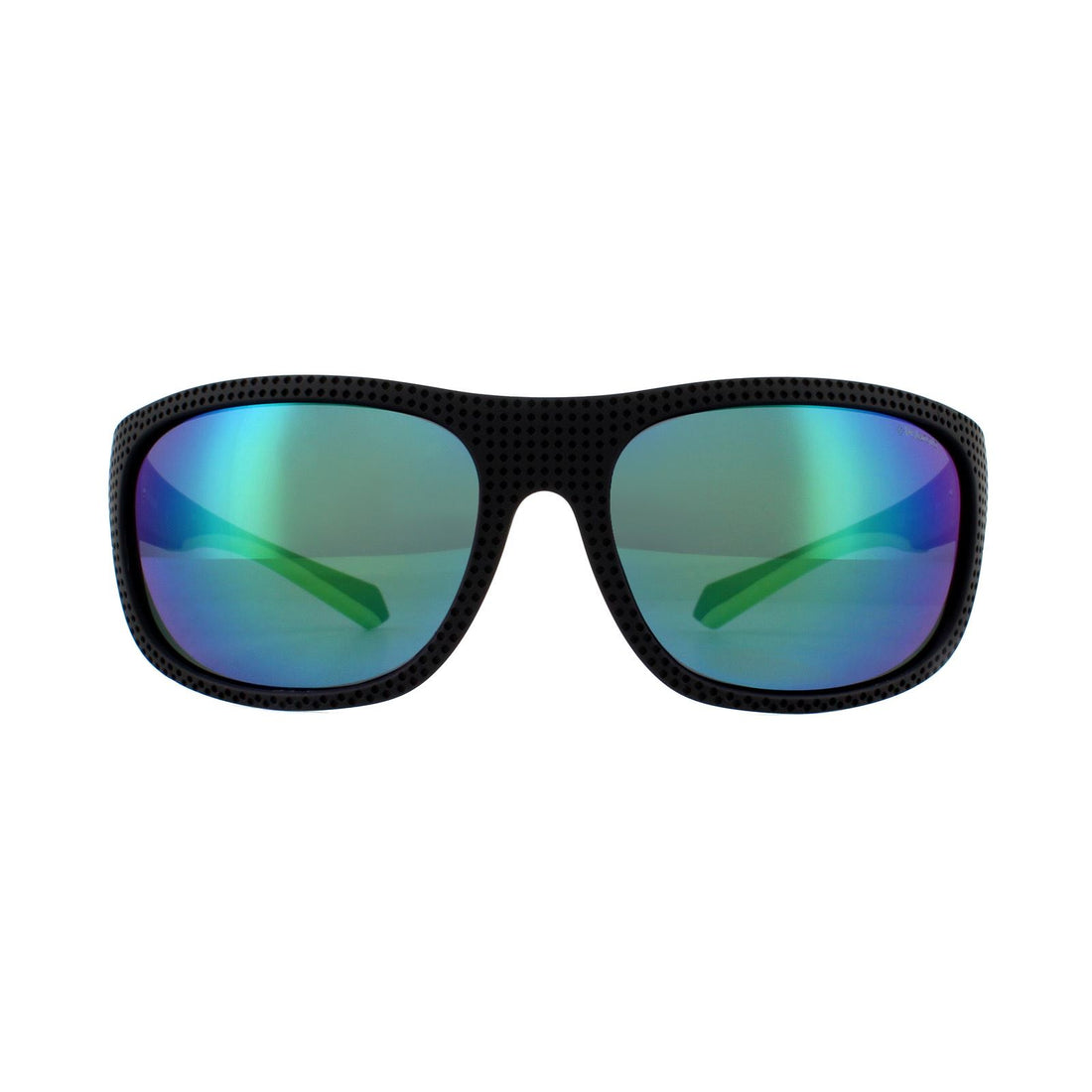 Polaroid Sport PLD 7022/S Sunglasses Black Green / Grey Green Mirror Polarized