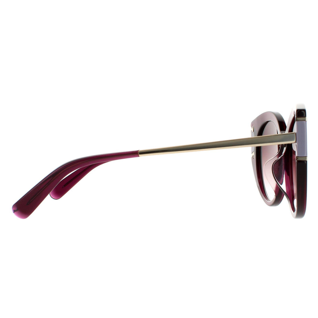 Salvatore Ferragamo Sunglasses SF840SA 500 Violet Brown Wine Gradient