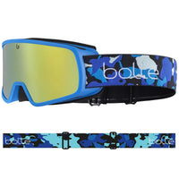Bolle Ski Goggles Nevada Jr BG050012 Matte Blue Camo Sunshine