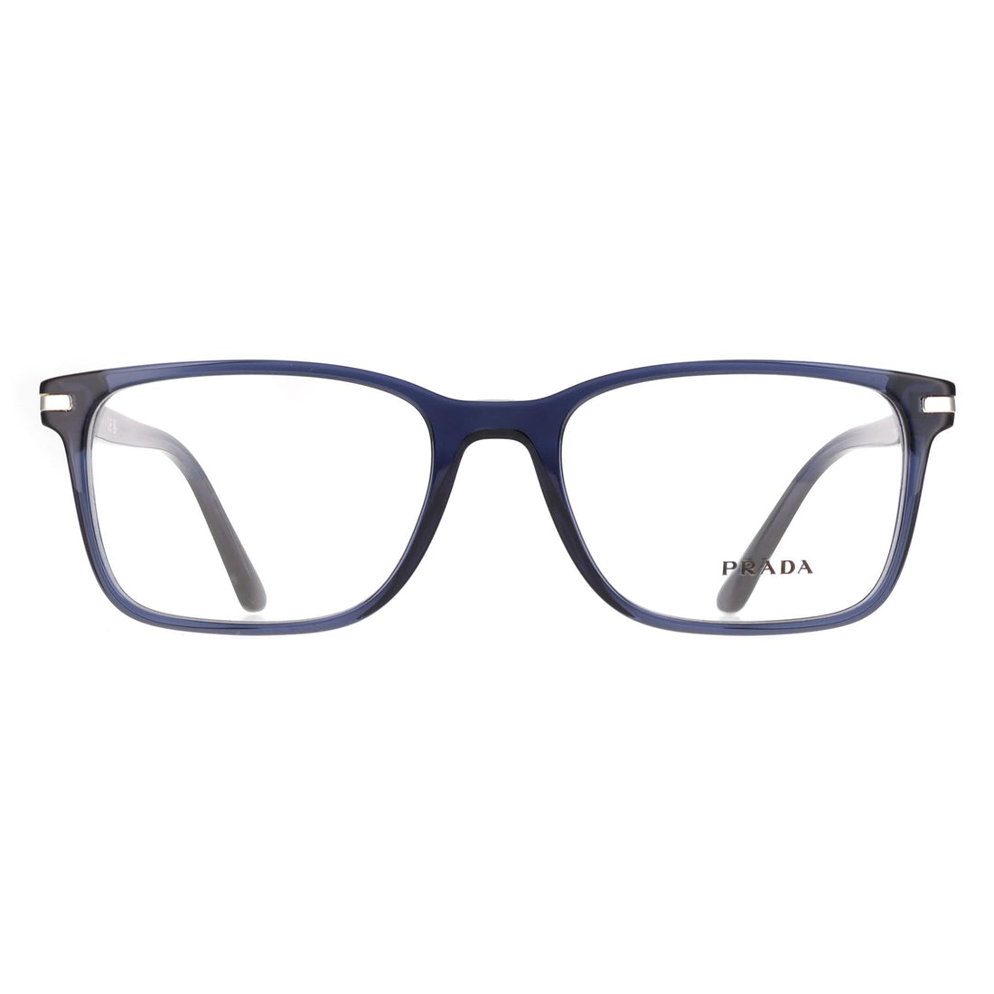 Prada Glasses Frames PR14WV 08Q1O1 Blue Crystal Men