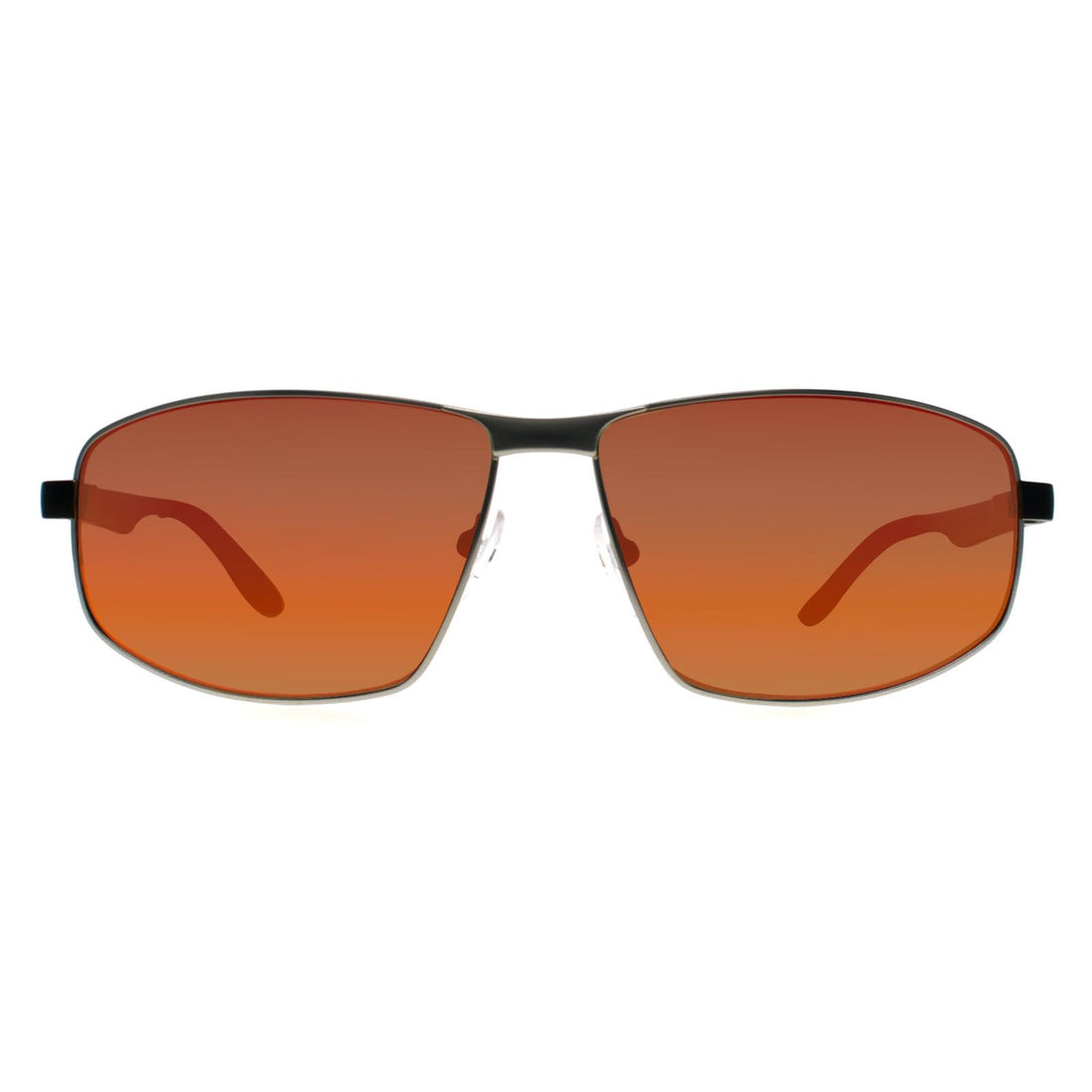 BMW Sunglasses BS0038 17U Shiny Palladium Red Mirror