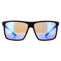 Dragon Sunglasses Sparrow 48088-003 Matte Black Lumalens Blue Ionized