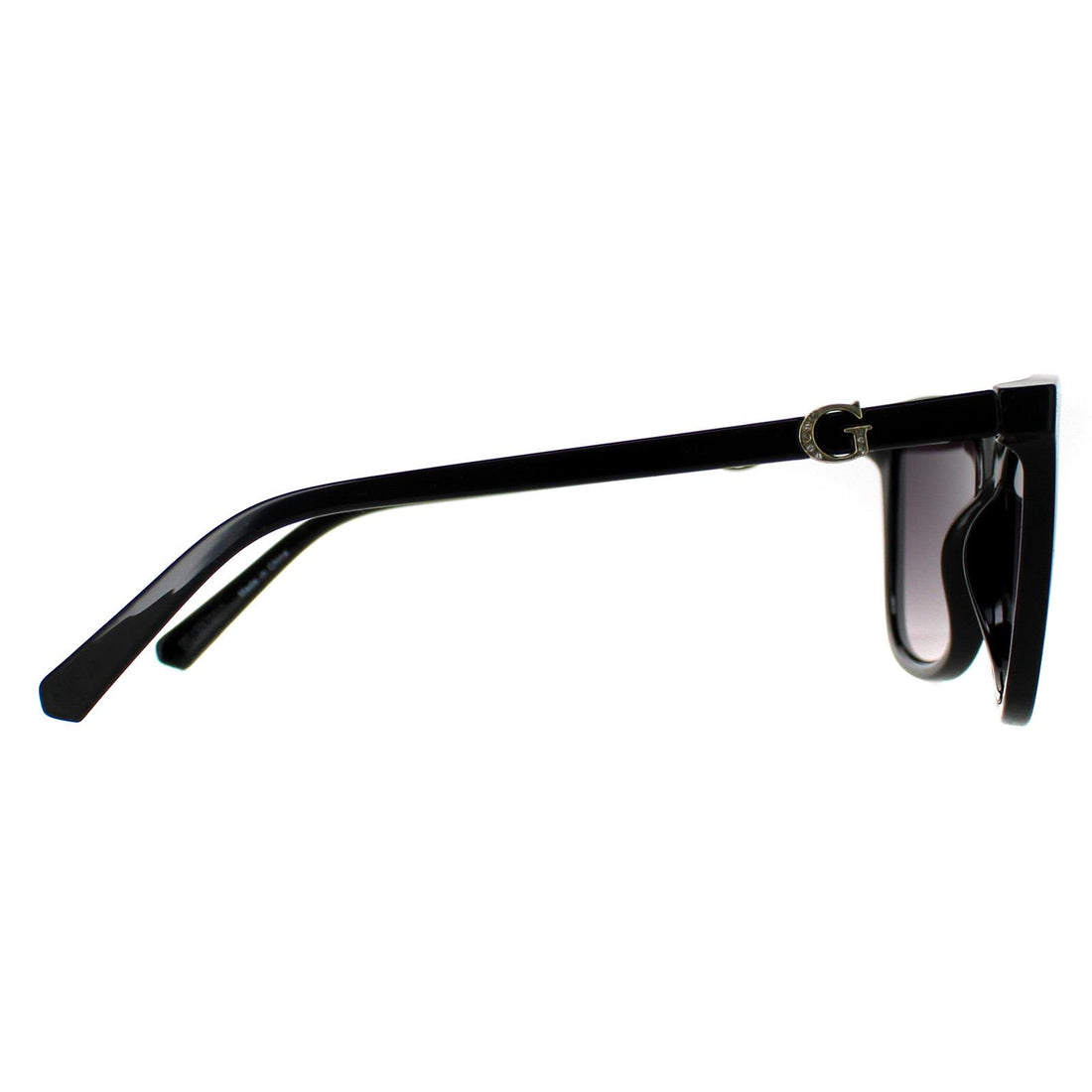 Guess Sunglasses GF0421 01B Shiny Black Smoke Gradient