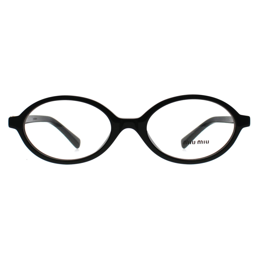 Miu Miu Glasses Frames MU01XV 1AB1O1 Shiny Black Women