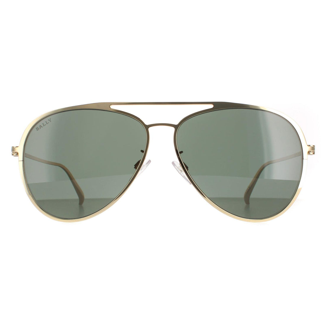 Bally BY0024-D Sunglasses Gold / Green