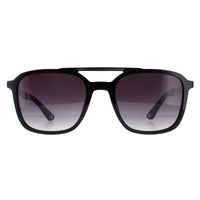 Police Sunglasses SPLA53 0700 Shiny Black Smoke Gradient