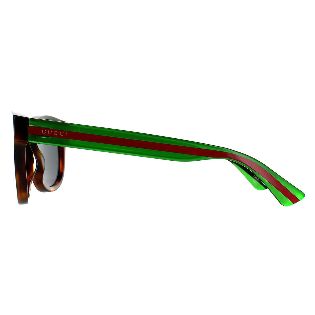 Gucci Sunglasses GG0003SN 002 Black With Green and Red Green