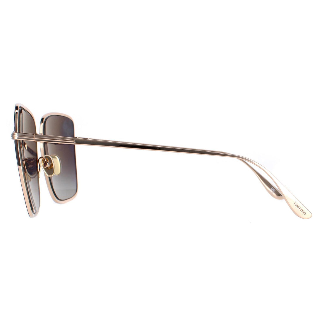 Tom Ford Sunglasses Heath FT0739 01D Shiny Black Grey Polarized