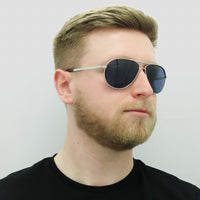 Tom Ford Sunglasses 0144 Marko 18V Silver Blue