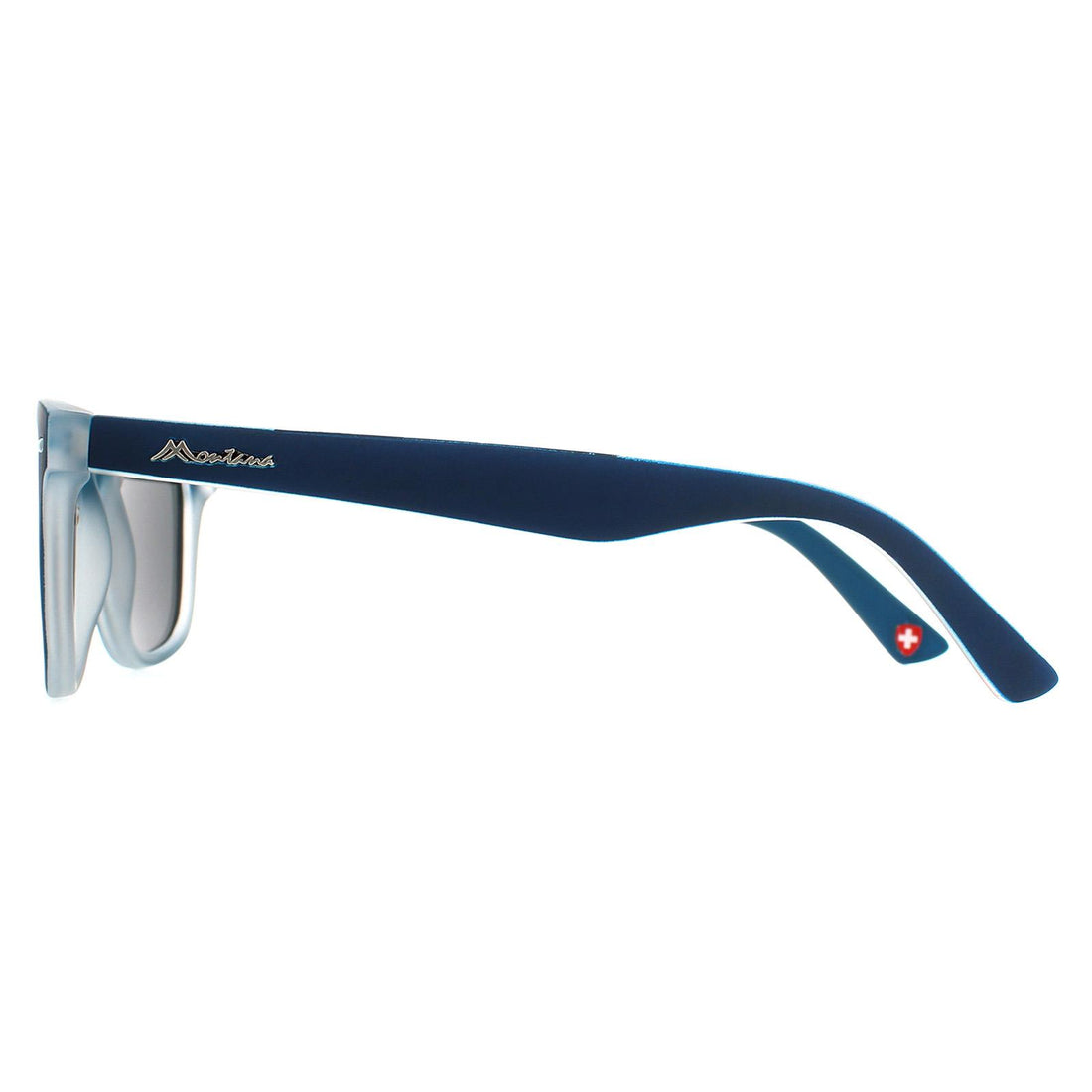 Montana Sunglasses MP41 F Navy Blue Rubbertouch Grey Polarized