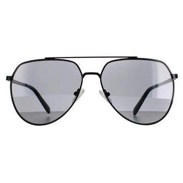Calvin Klein Sunglasses CK20124S 001 Shiny Black Solid Smoke