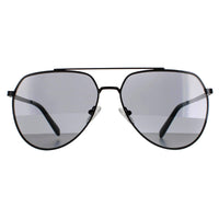 Calvin Klein CK20124S Sunglasses Shiny Black Solid Smoke