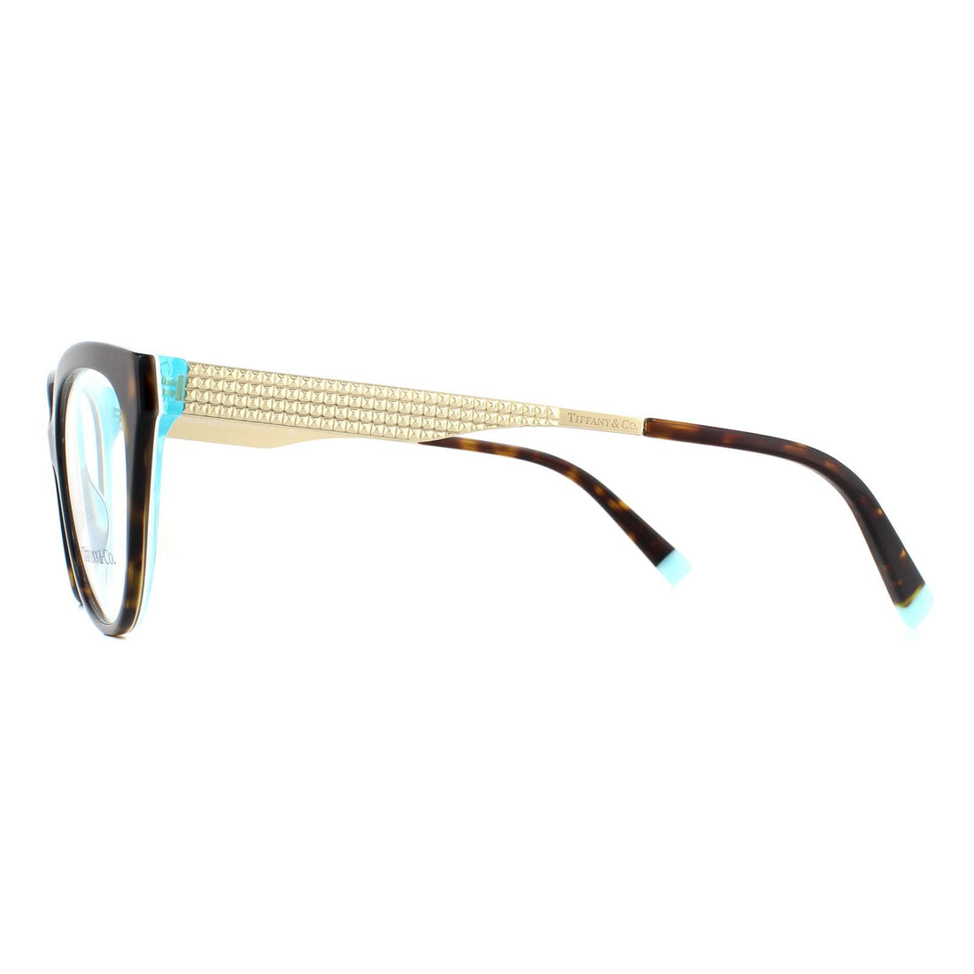 Tiffany Glasses Frames TF2180 8275 Havana Crystal Blue 54mm