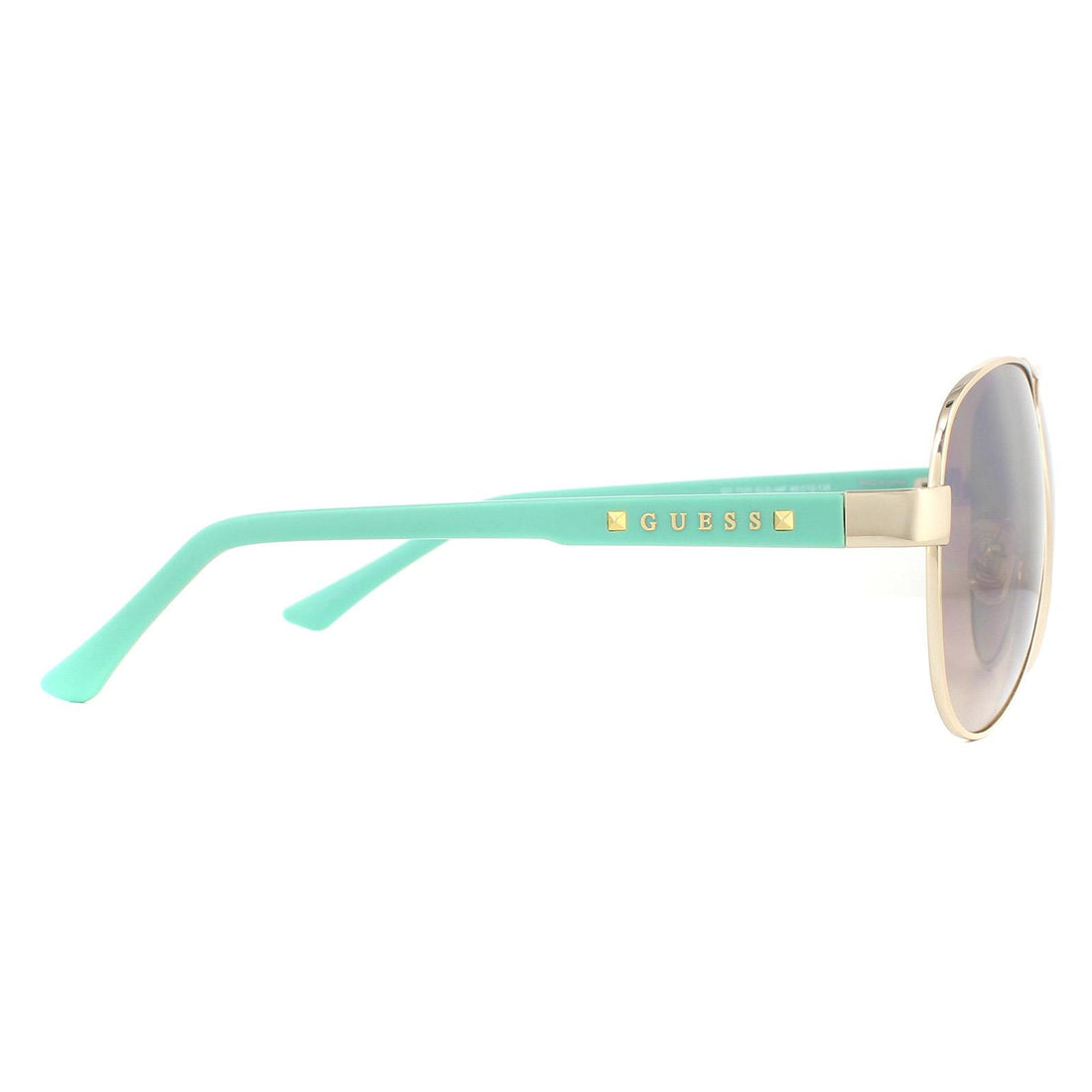 Guess Sunglasses GU7325 GLD-34F Gold Aqua Brown Gradient