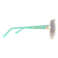 Guess Sunglasses GU7325 GLD-34F Gold Aqua Brown Gradient