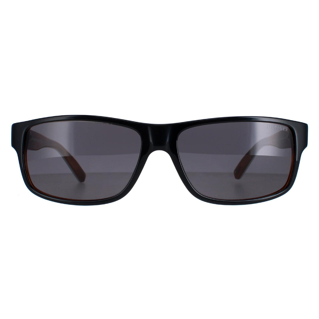 Tommy Hilfiger TH 1042/N/S Sunglasses Black White Horn / Grey