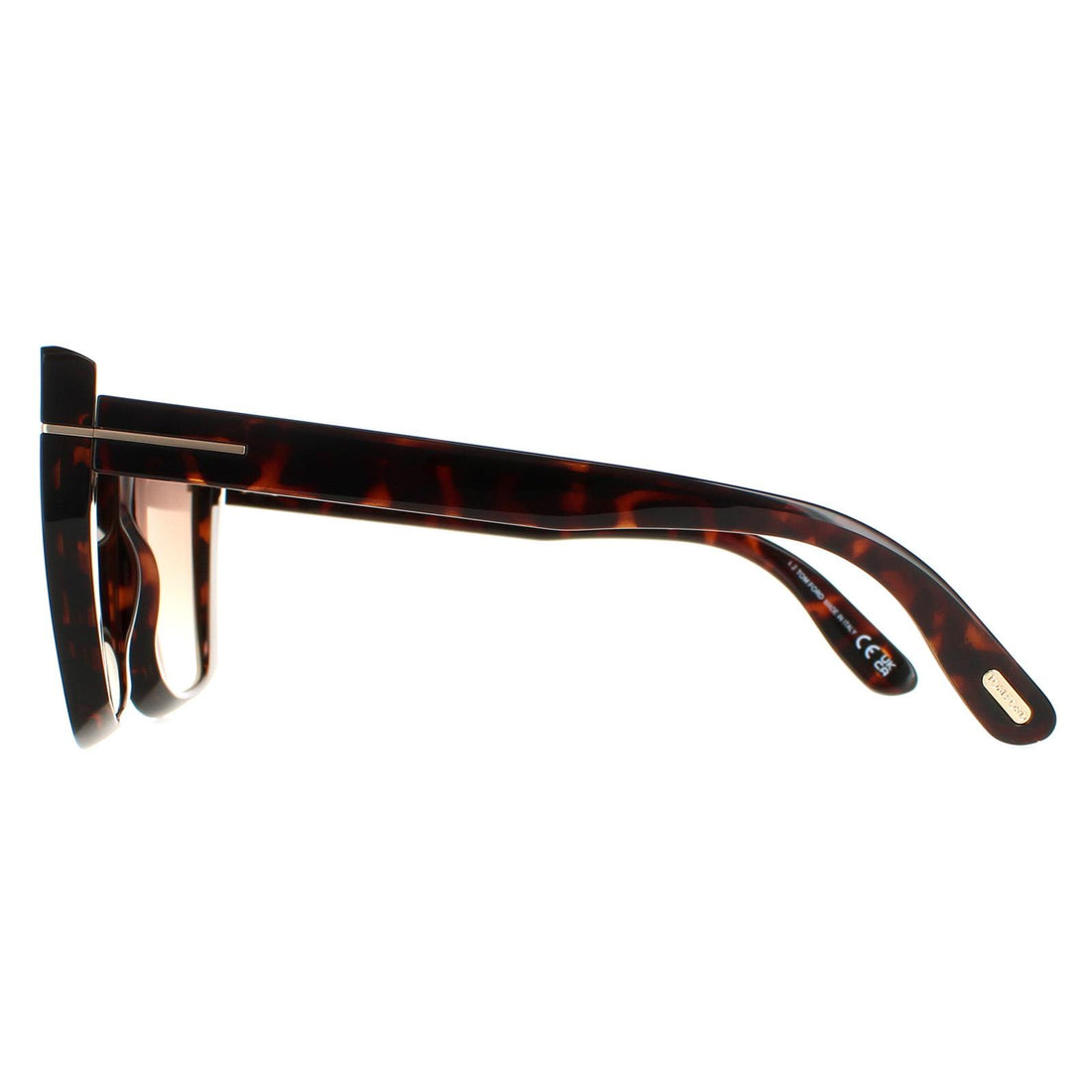 Tom Ford Sunglasses Scarlet FT0920 52G Dark Havana Brown Mirror
