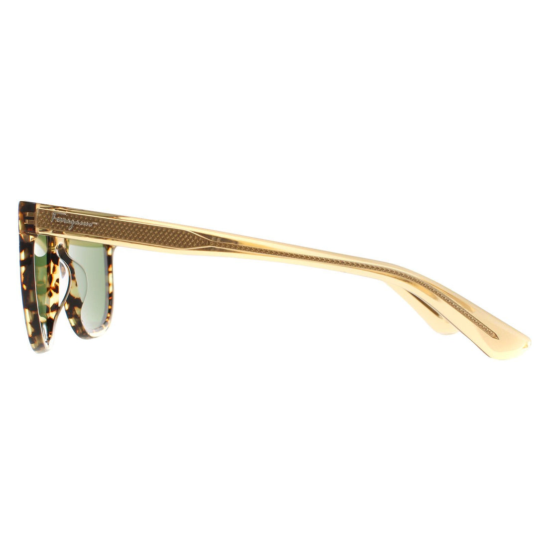 Salvatore Ferragamo Sunglasses SF944S 245 Tortoise and Honey Crystal Green