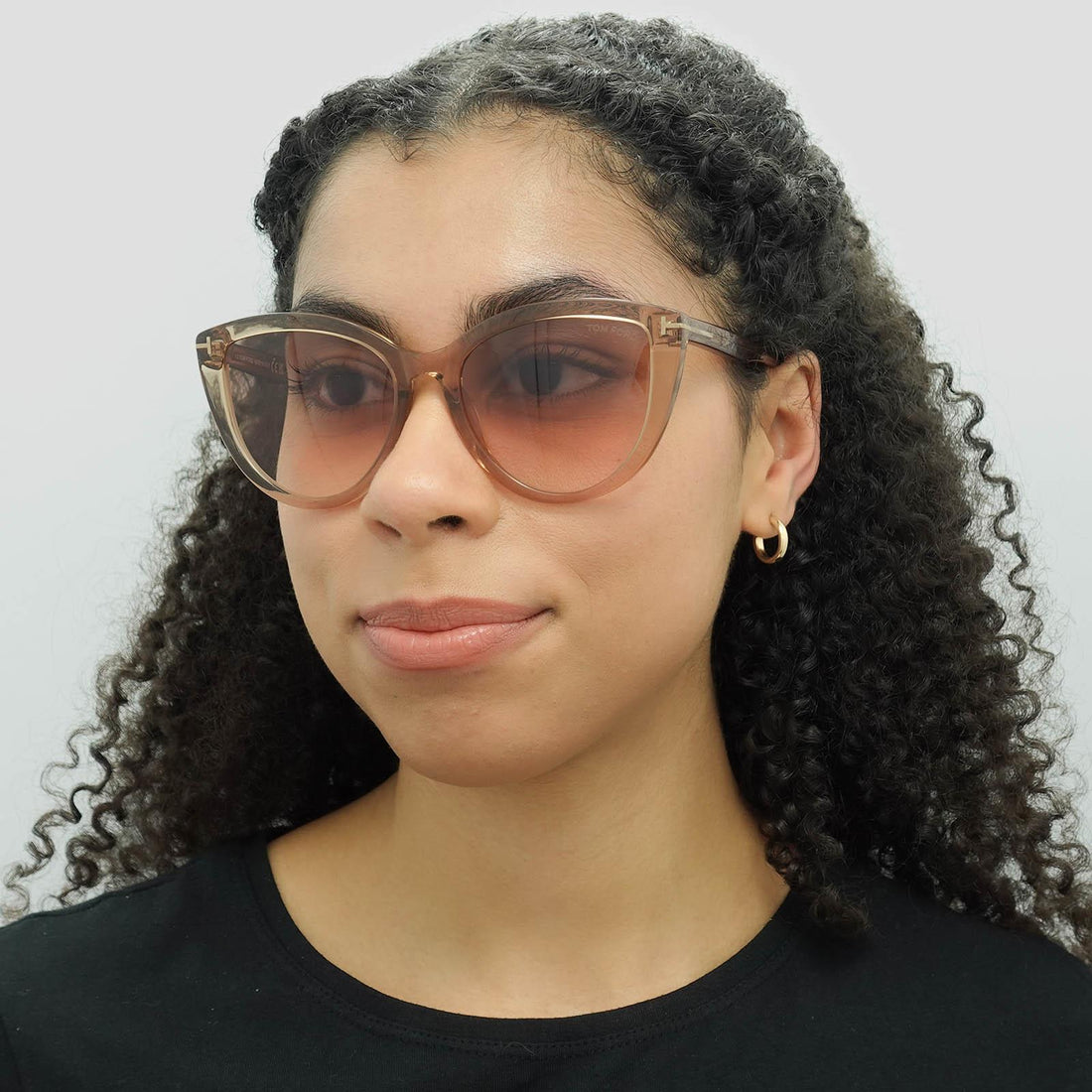 Tom Ford Sunglasses FT0915 Isabella 45G Shiny Light Brown Brown Mirror