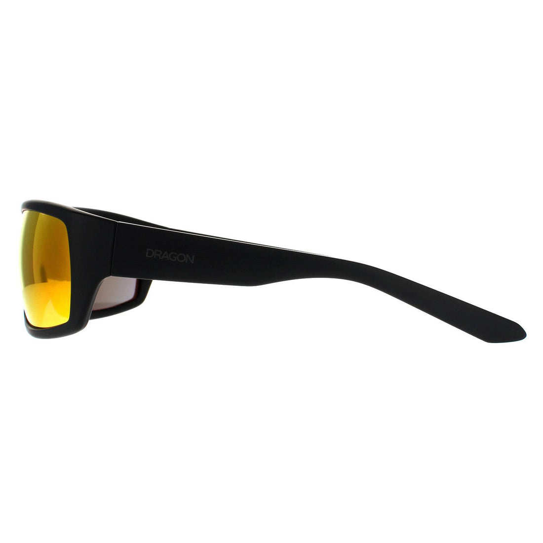 Dragon Sunglasses Ventura XL 42787-004 Matte Black Orange Ionized