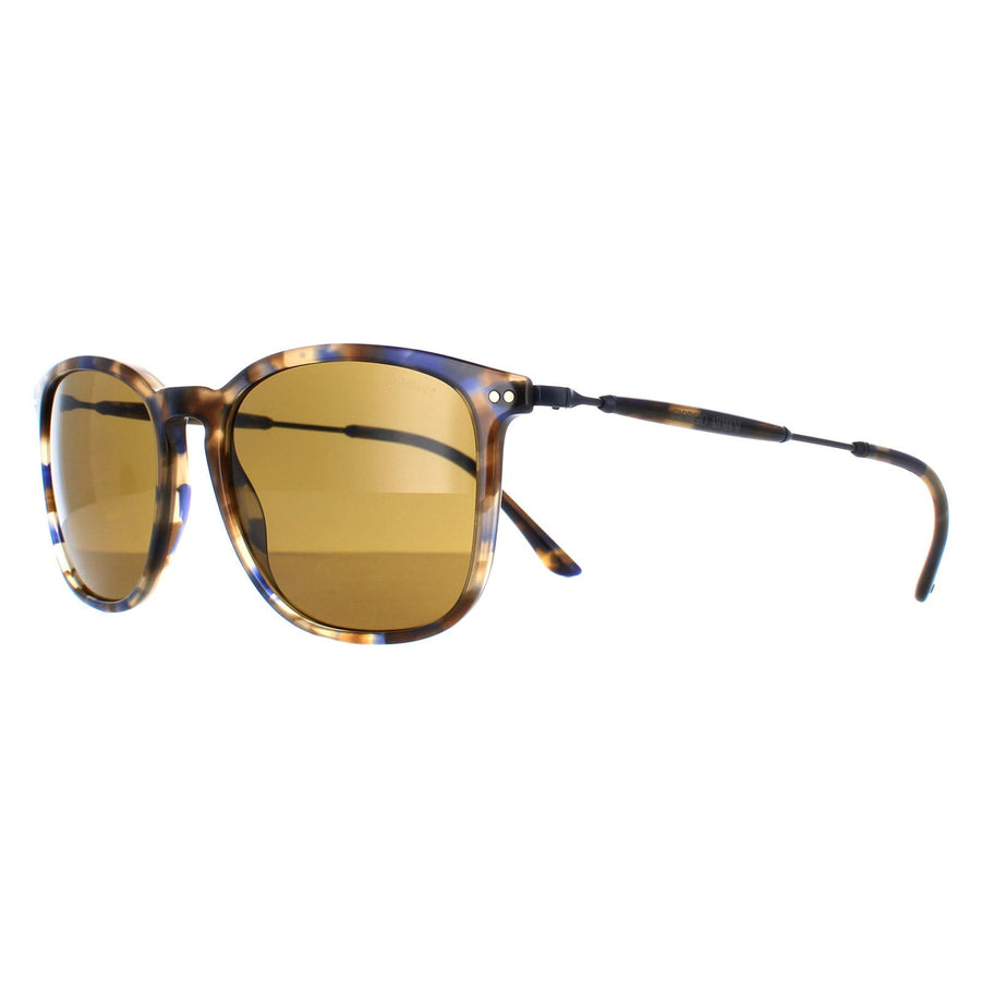 Giorgio Armani Sunglasses AR8098 541173 Blue Havana Brown