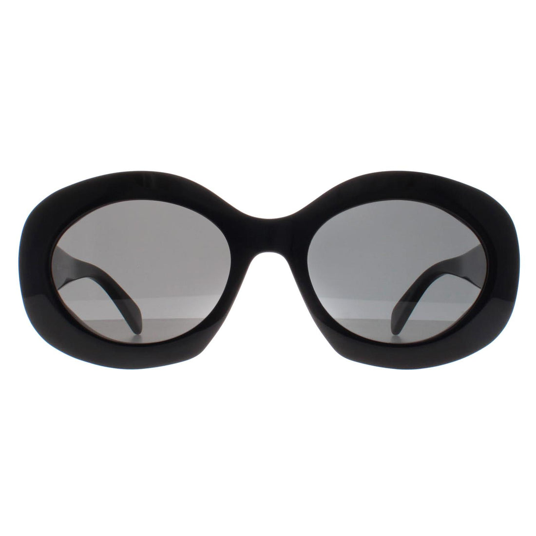 Celine Sunglasses Triomphe CL40292U 01A Shiny Black Smoke Grey