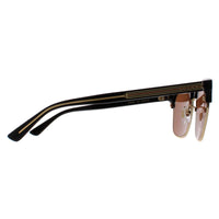 Gucci Sunglasses GG0382S 002 Black and Gold Brown