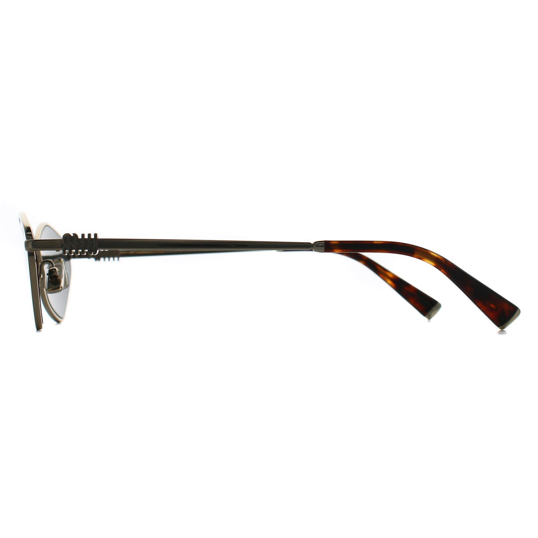 Miu Miu Sunglasses MU56ZS ZVN5S0 Pale Gold Dark Grey