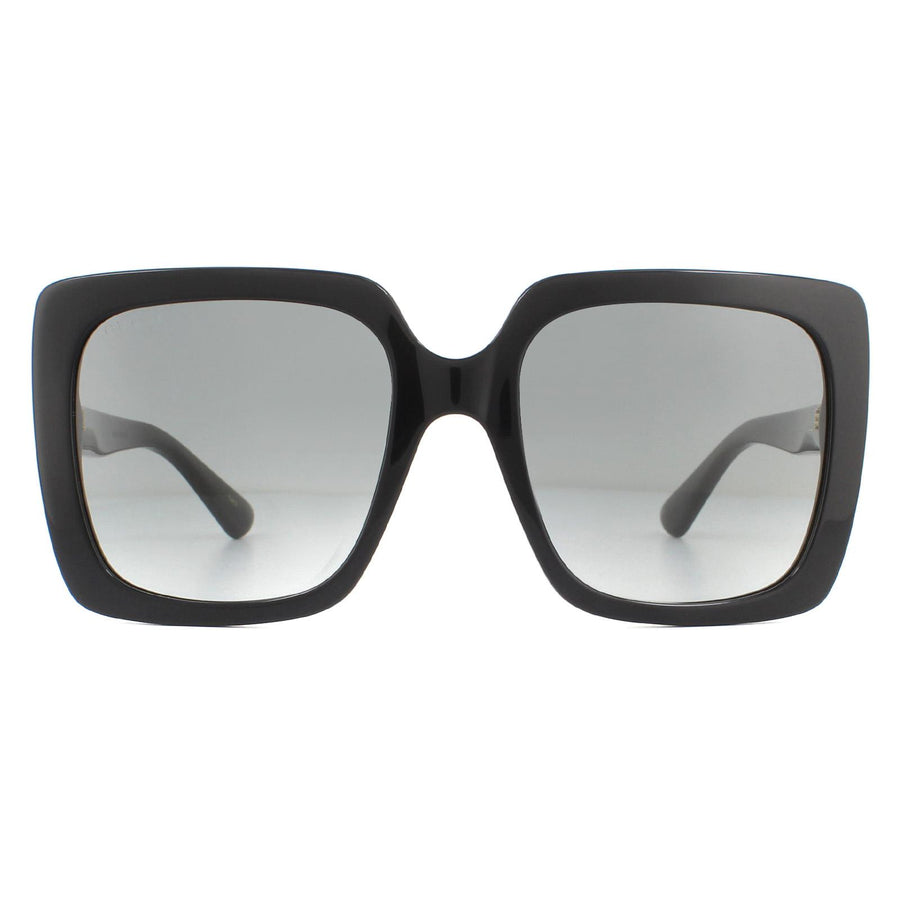 Gucci Sunglasses GG0418S 001 Black Grey Gradient