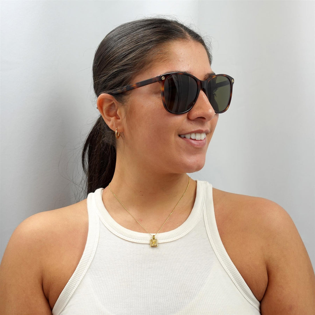 Gucci Sunglasses GG0024S 002 Havana Brown
