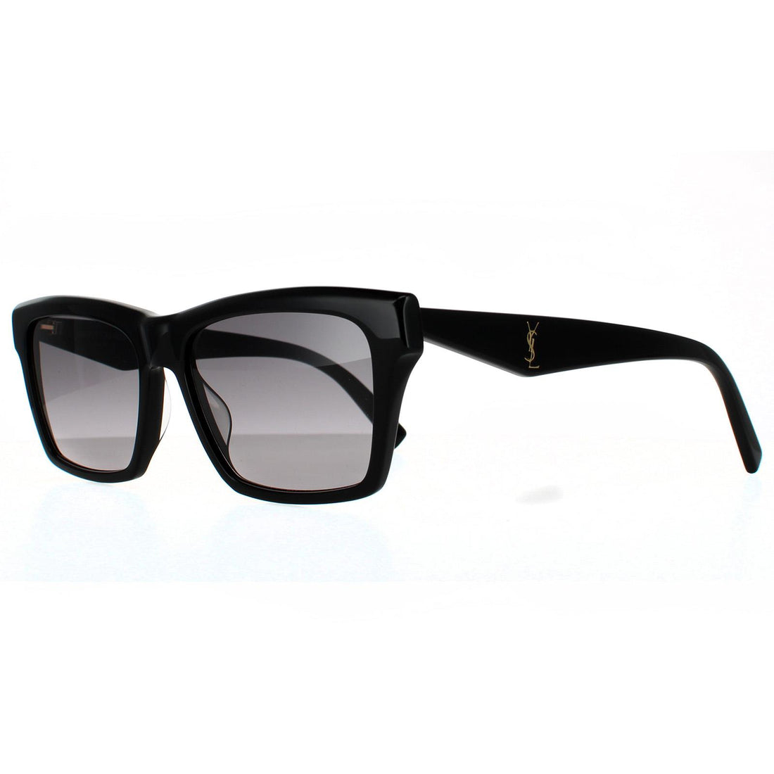 Saint Laurent Sunglasses SL M104 001 Shiny Black Grey Gradient