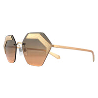 Bvlgari Sunglasses BV6103 201318 Matte Rose Gold Orange Gradient Light Grey