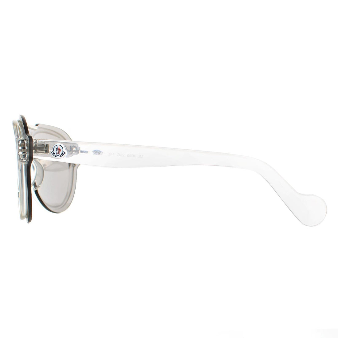 Moncler Sunglasses ML0055 26C Crystal Grey Mirror
