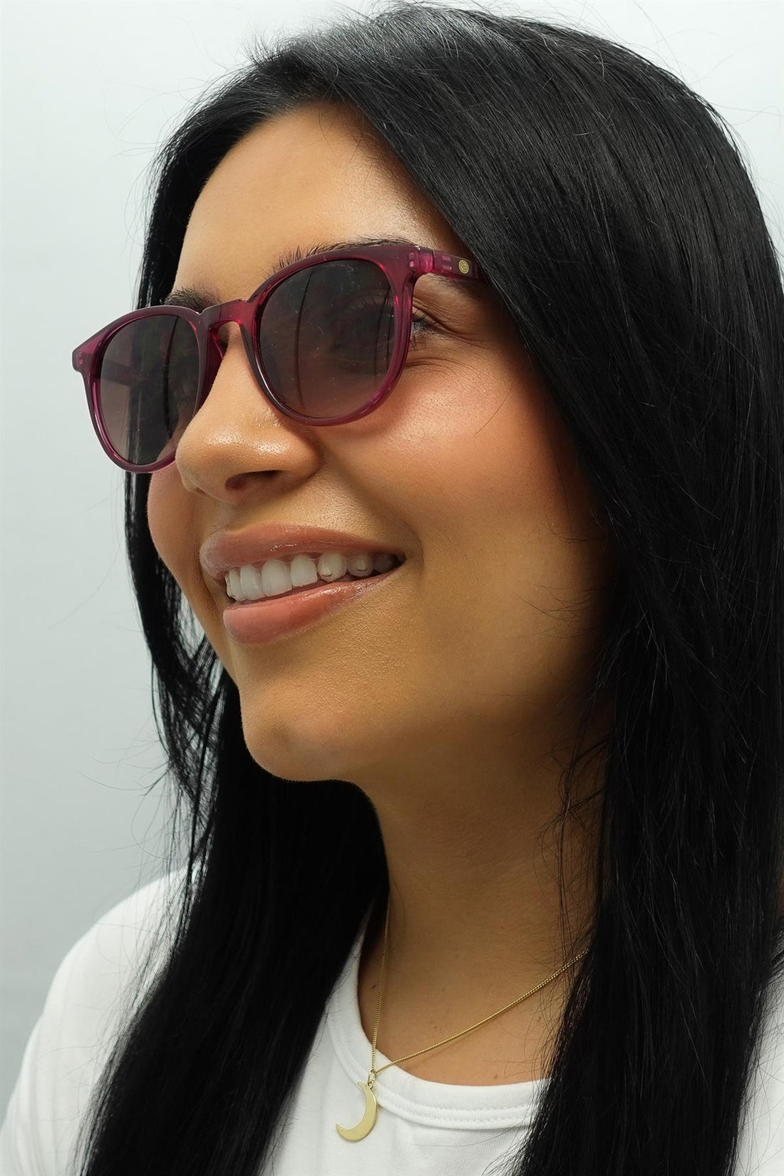 Smarty Transparent Smarty Sunglasses X2132 C Transparent Cassis Pink Brown – Discounted ...