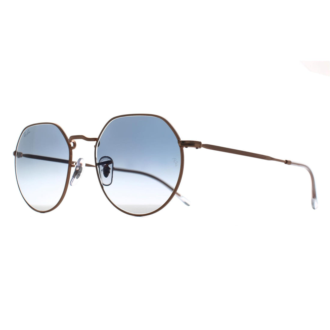 Ray-Ban Sunglasses RB3565 Jack 92023F Rose Gold Blue Gradient