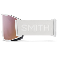 Smith Ski Goggles Squad Mag 0OZ M5 White Vapor ChromaPop Everyday Rose Gold Mirror & CP Storm Rose Flash