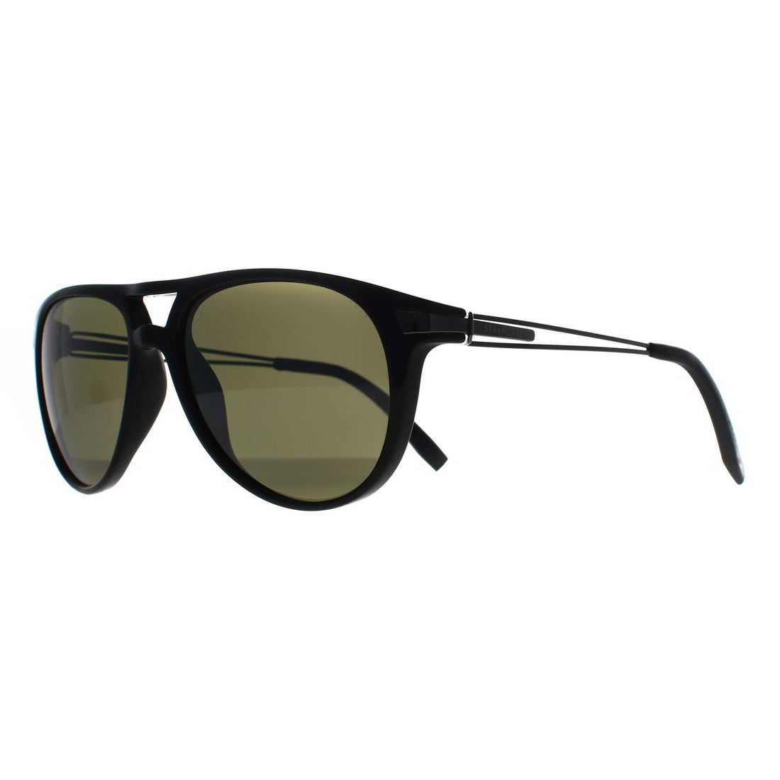 Serengeti Sunglasses Udine 7756 Shiny Black Polarized 555nm Green Photochromic